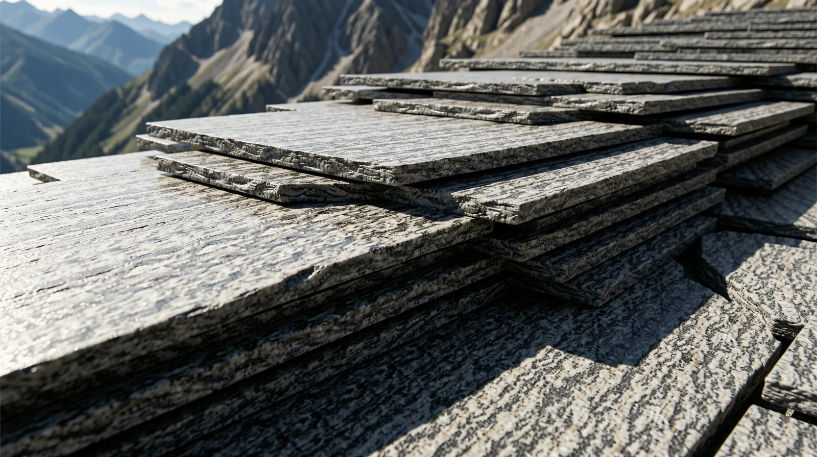 Swiss Alpine landscape representing structural integrity